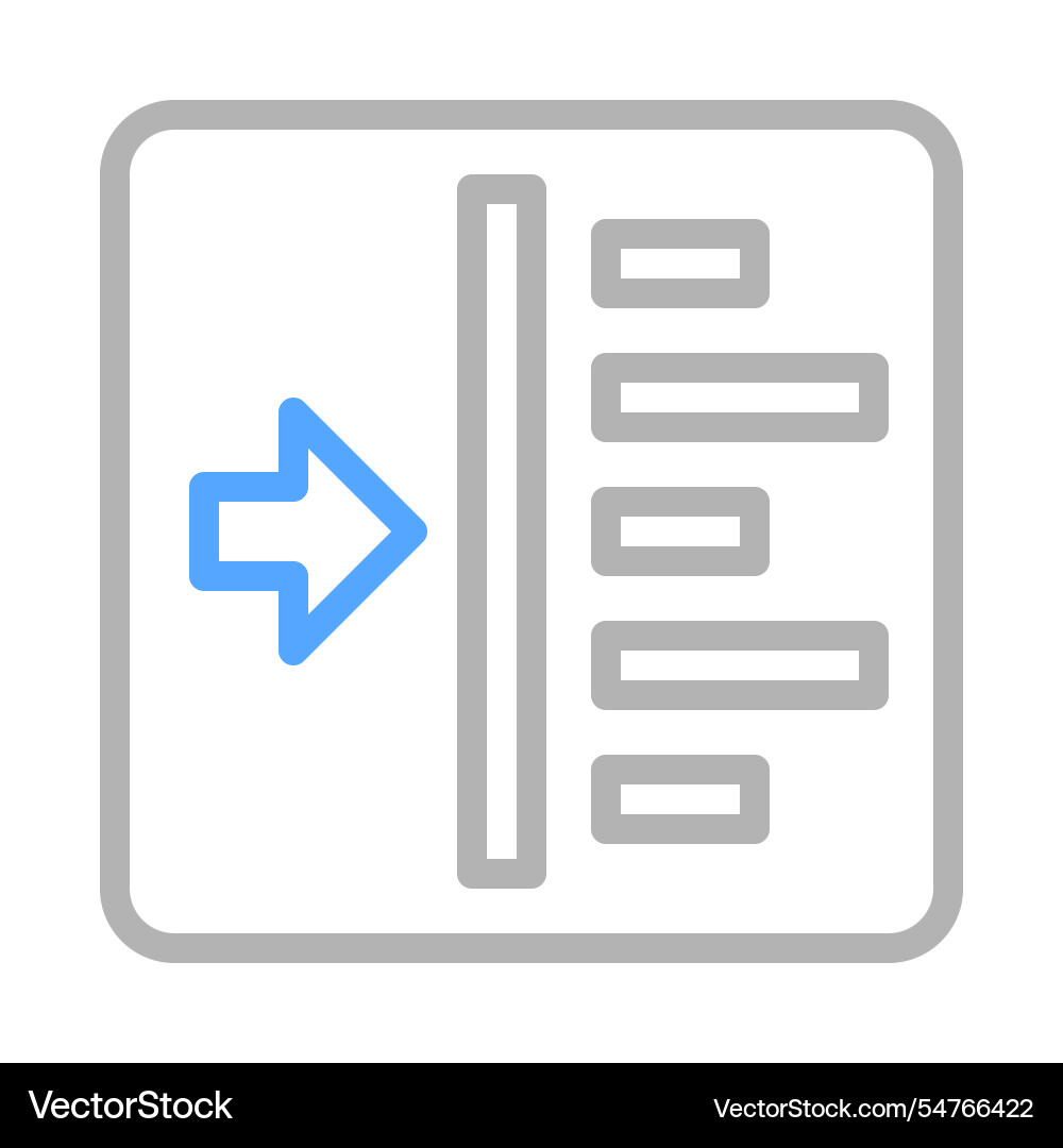 Data input icon concept of information processing Data input icon concept of information processing vector image
