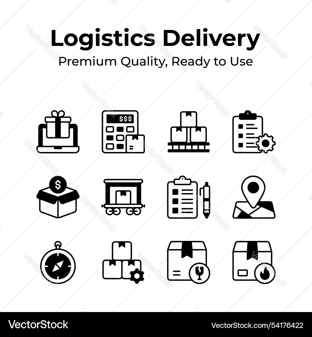 Have a look at this unique logistic and delivery Have a look at this unique logistic and delivery Vector Image