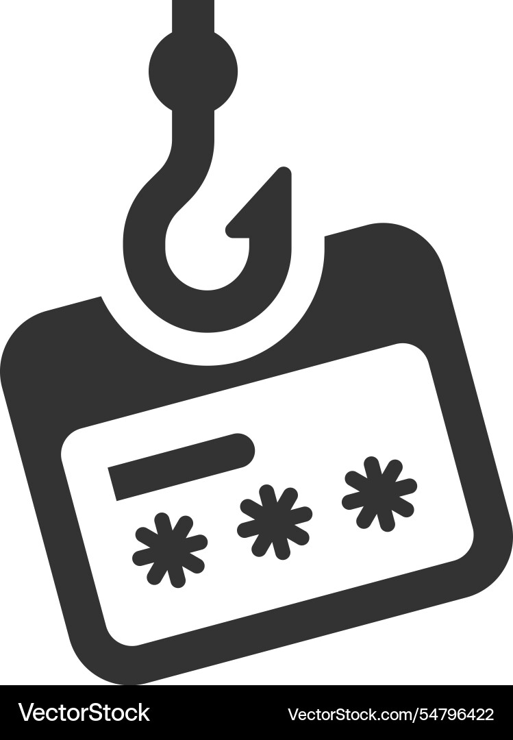 Phishing Password Attack Icon Vector Image