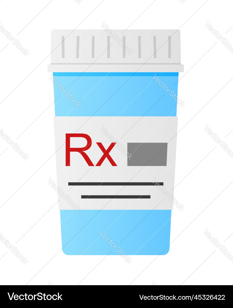 Rx only - modern flat design style single isolated Rx only - modern flat design style single isolated vector image
