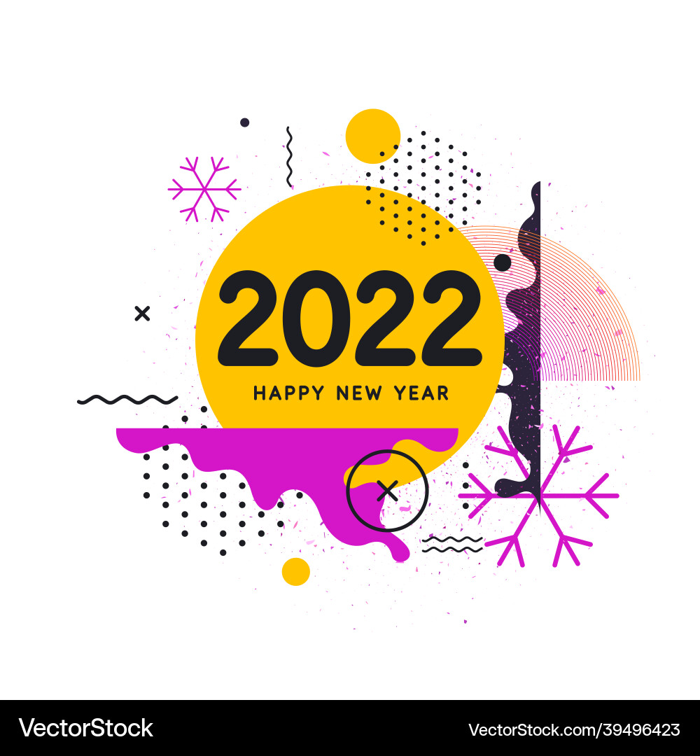 Abstract elements in modern style a template Vector Image
