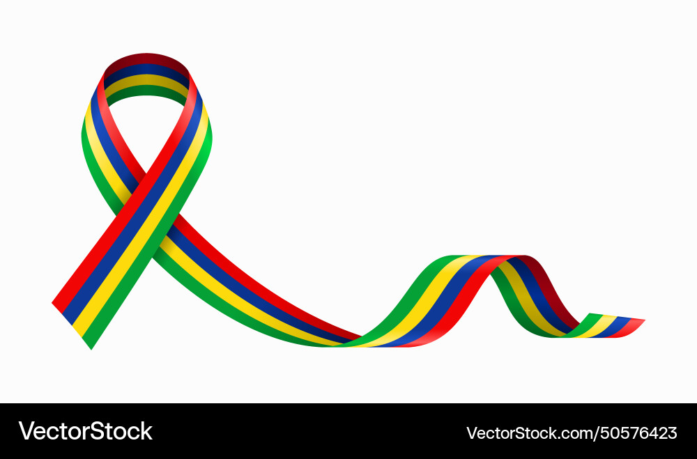 Mauritius Flagge Streifen Band wavy Hintergrund Mauritius Flagge Streifen Band wavy Hintergrund vektorbild