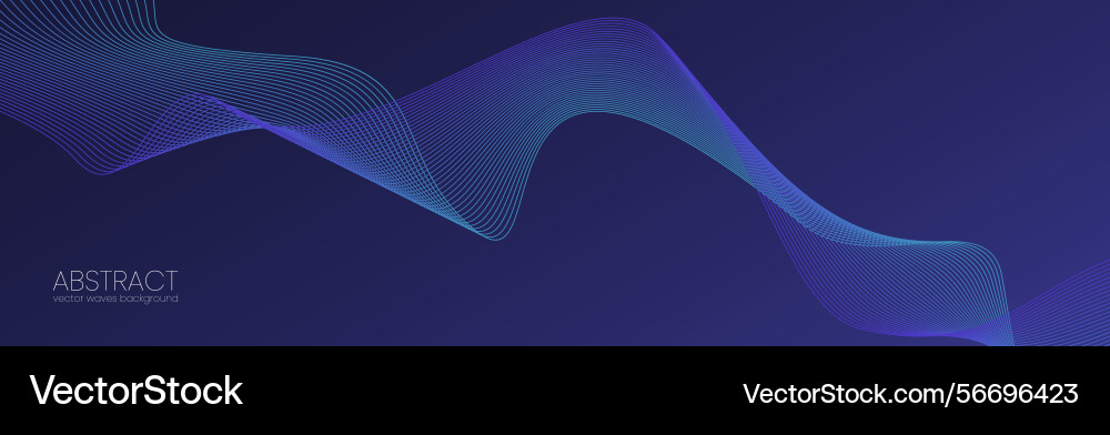 Wave lines background abstract technology design Wave lines background abstract technology design vector image
