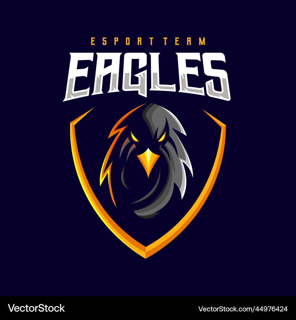 Eagle esport logo Royalty Free Vector Image - VectorStock