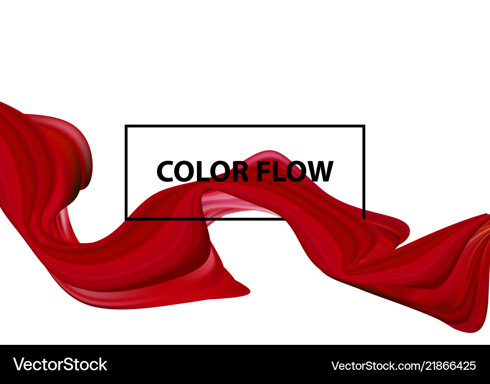 Abstract colorful background color flow vector image