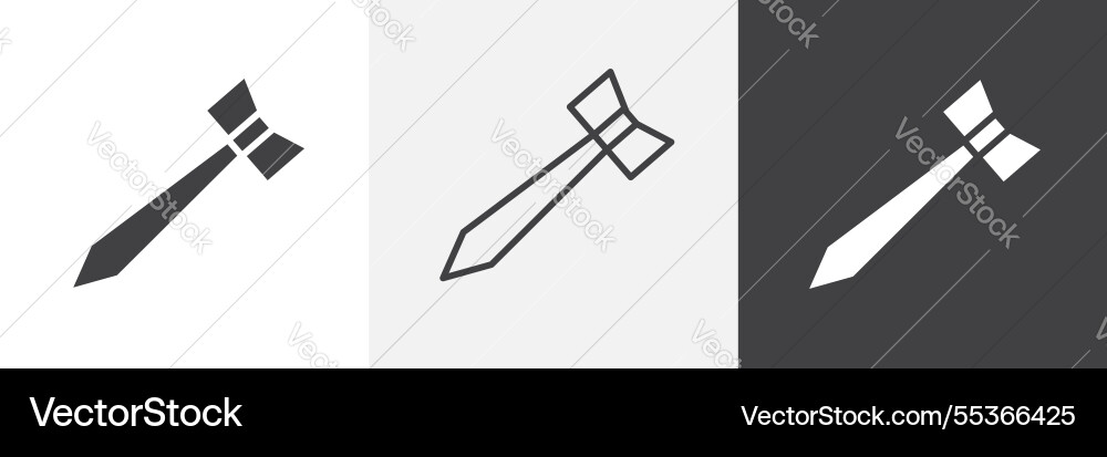 Dart icons collection graphic designs for ui Vector Image