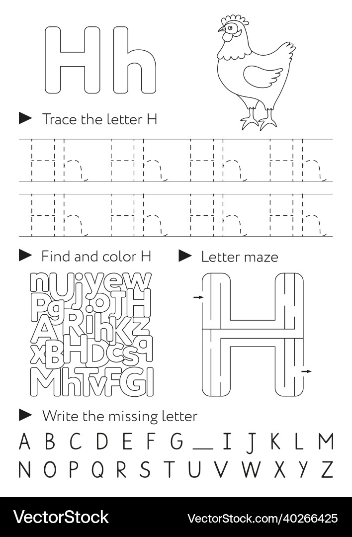 Handwriting workbook for children worksheets Handwriting workbook for children worksheets vector image