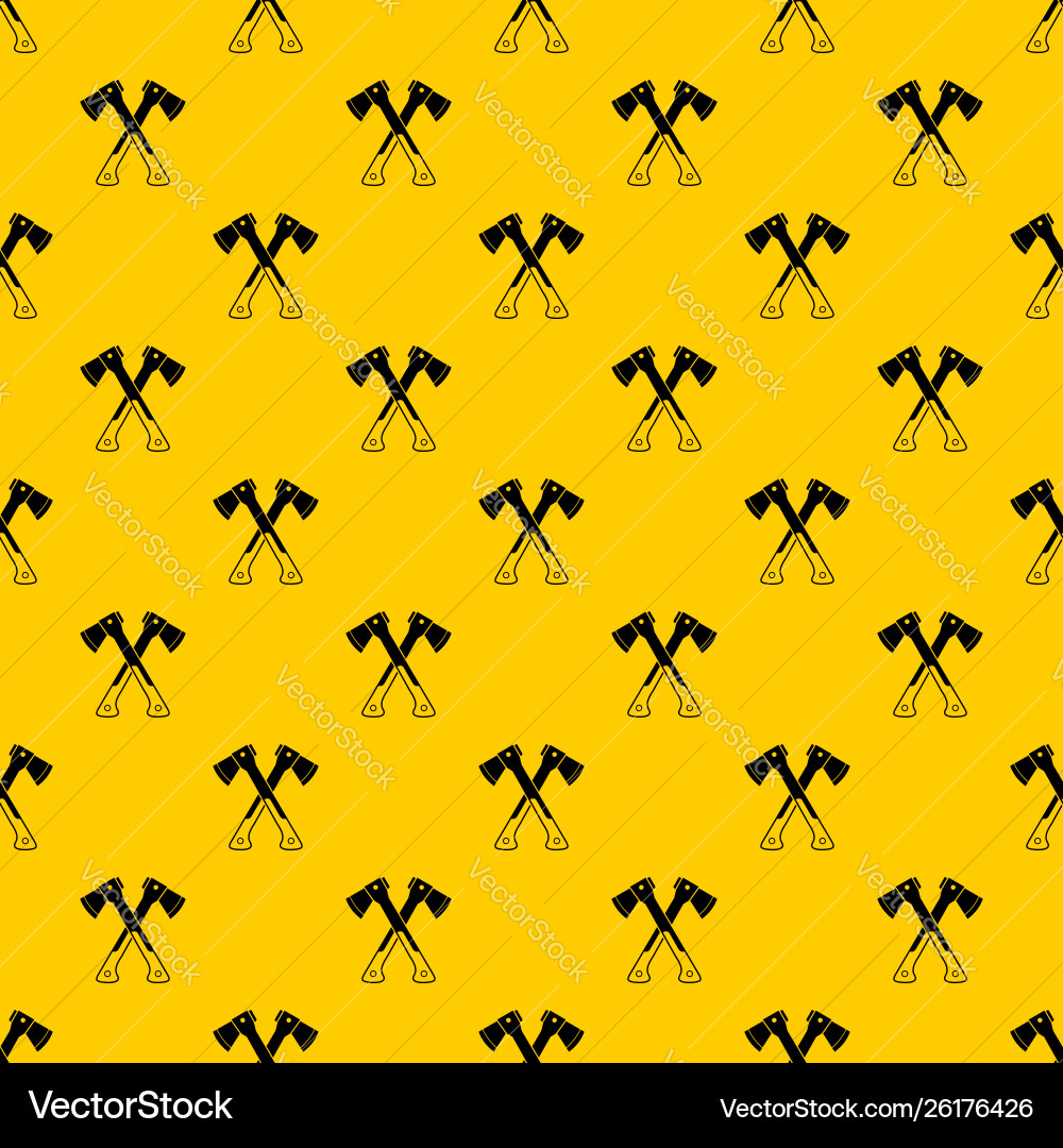 Crossed axes pattern Crossed axes pattern vector image