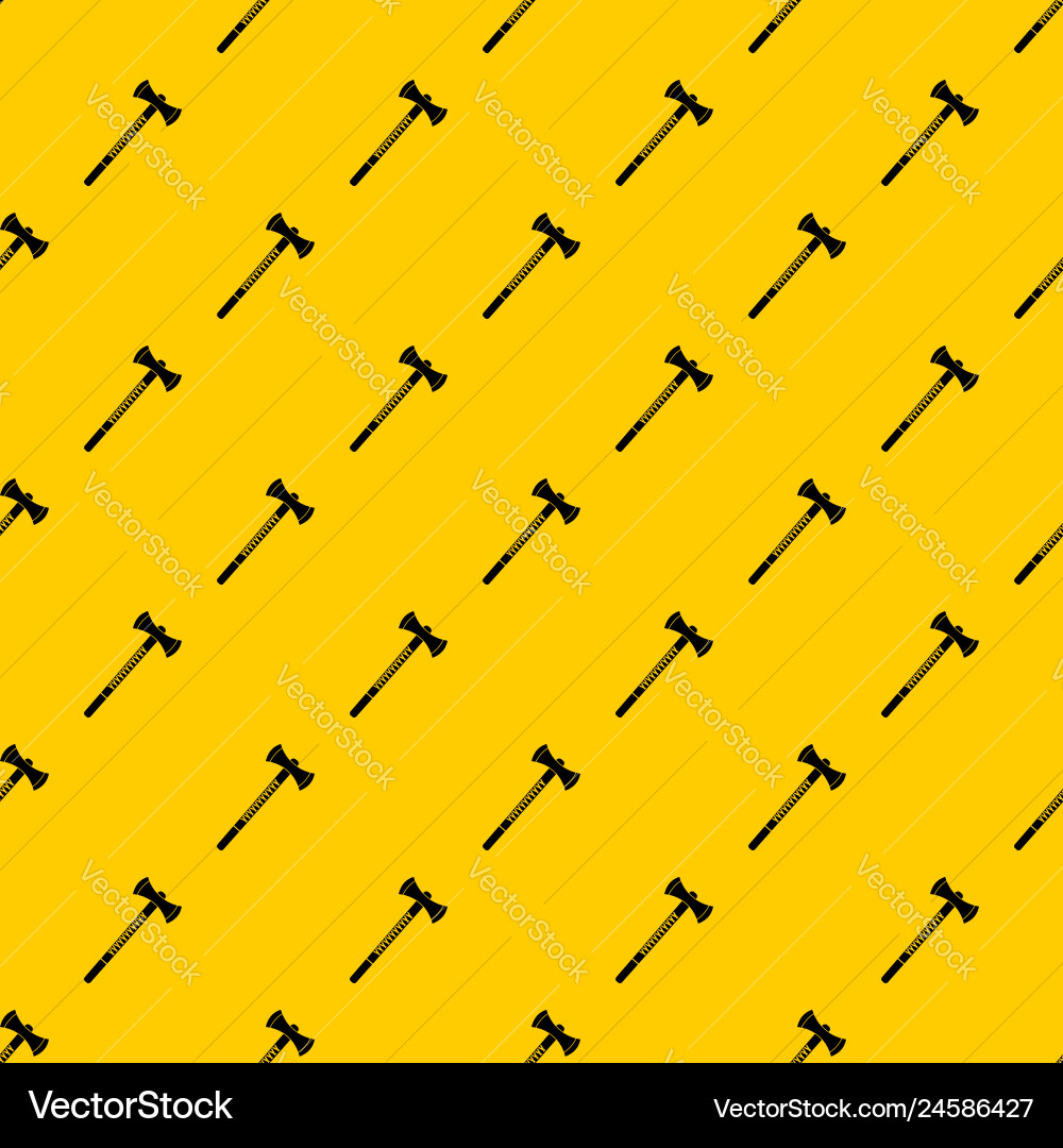 Big ax pattern Big ax pattern vector image