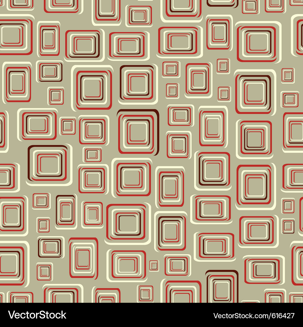 Geometric Square Pattern Background Vector Image