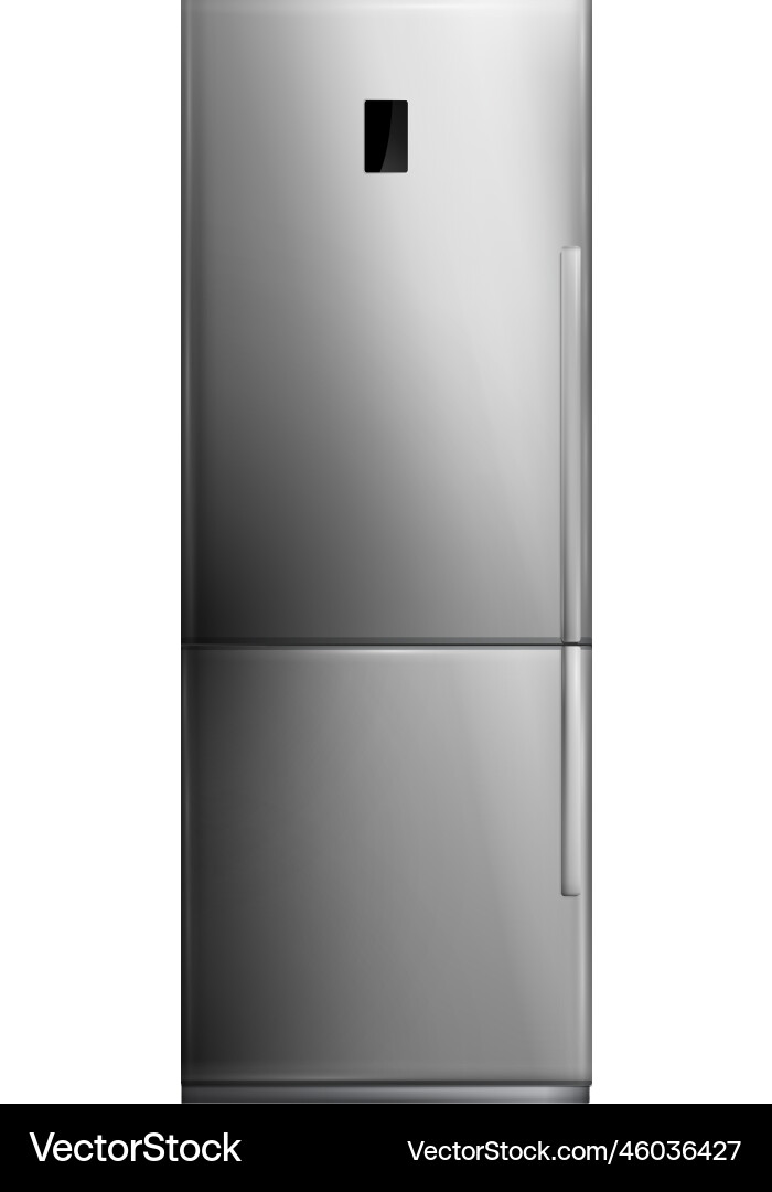 Realistic kitchen fridge composition Realistic kitchen fridge composition vector image