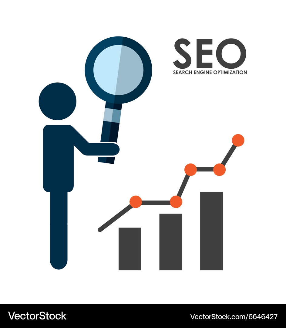 Searching engine optimization Vector Image