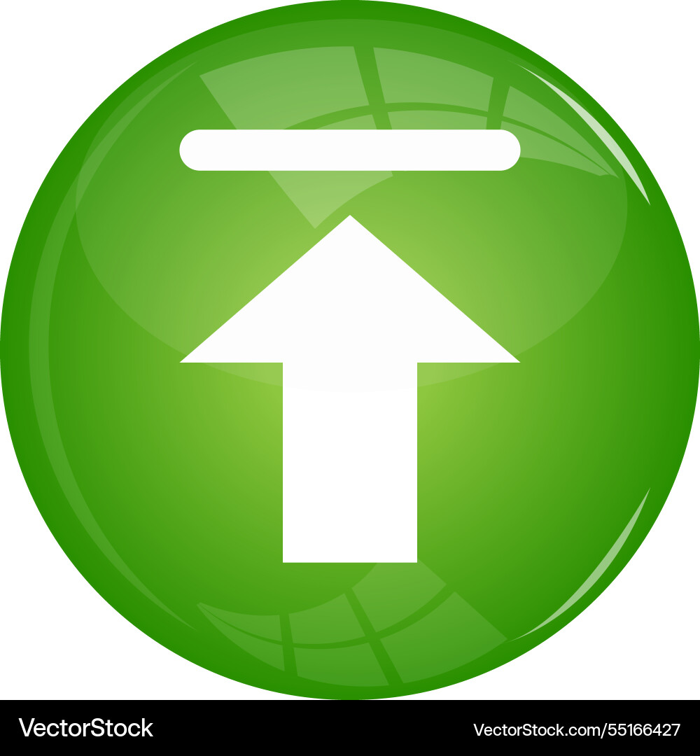 Upload button file eps vector image