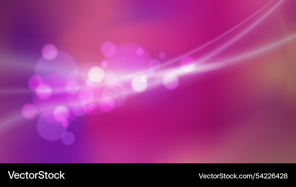 Bokeh on a colorful gradient background vector image