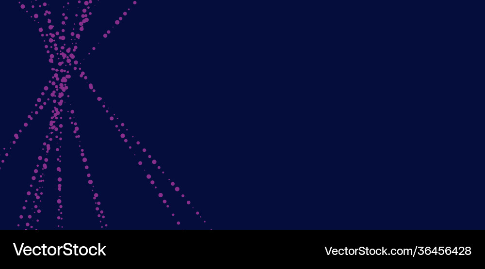 Dot and line consisting abstract graphics vector image
