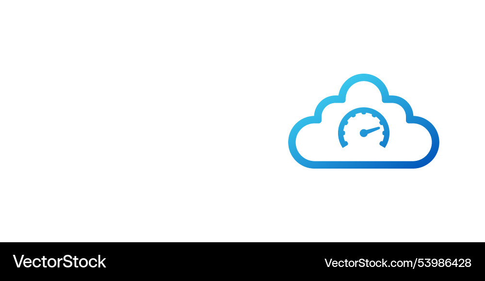 Internet connection quality check icon speed test vector image