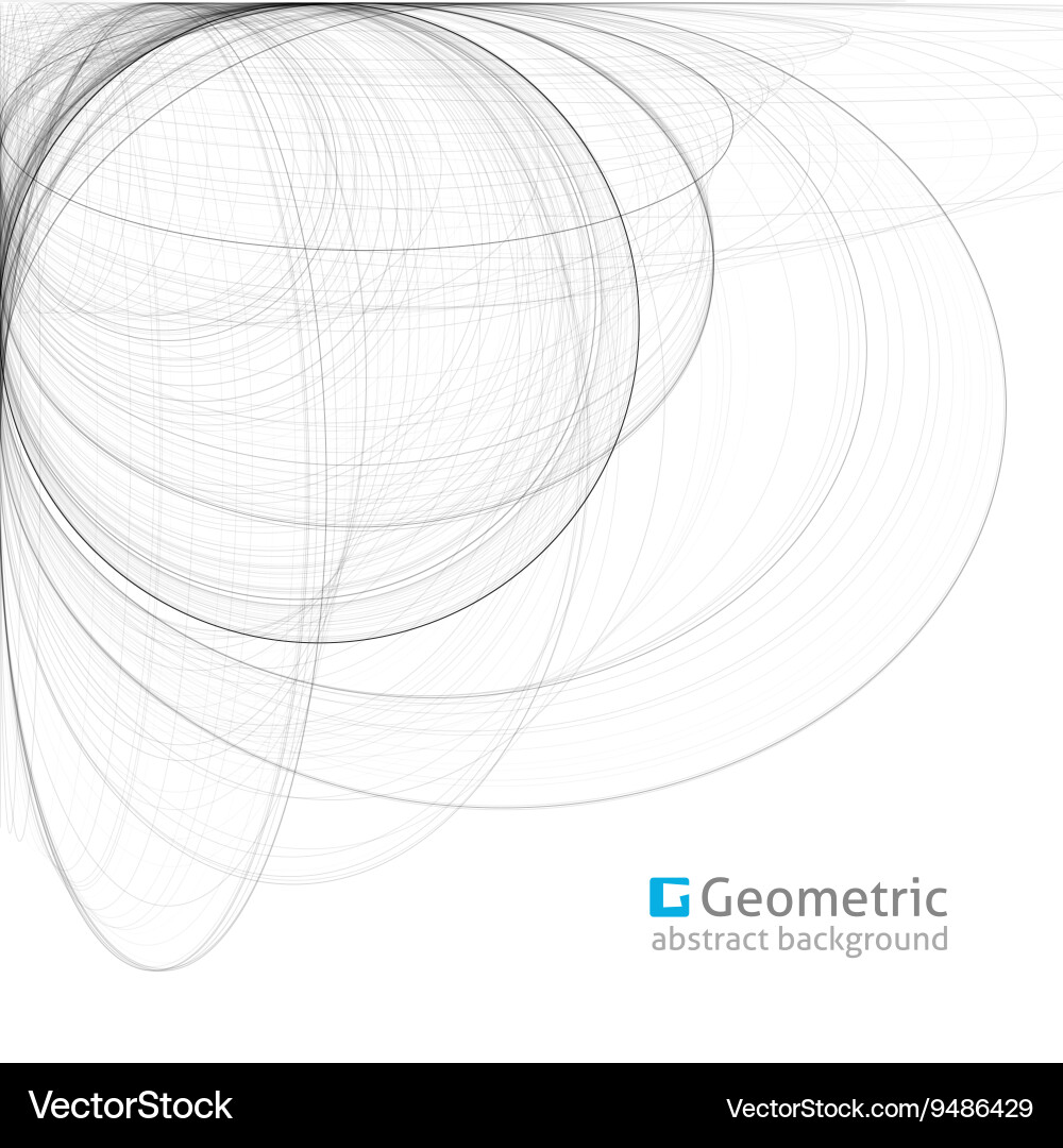 Abstract background with circles vector image