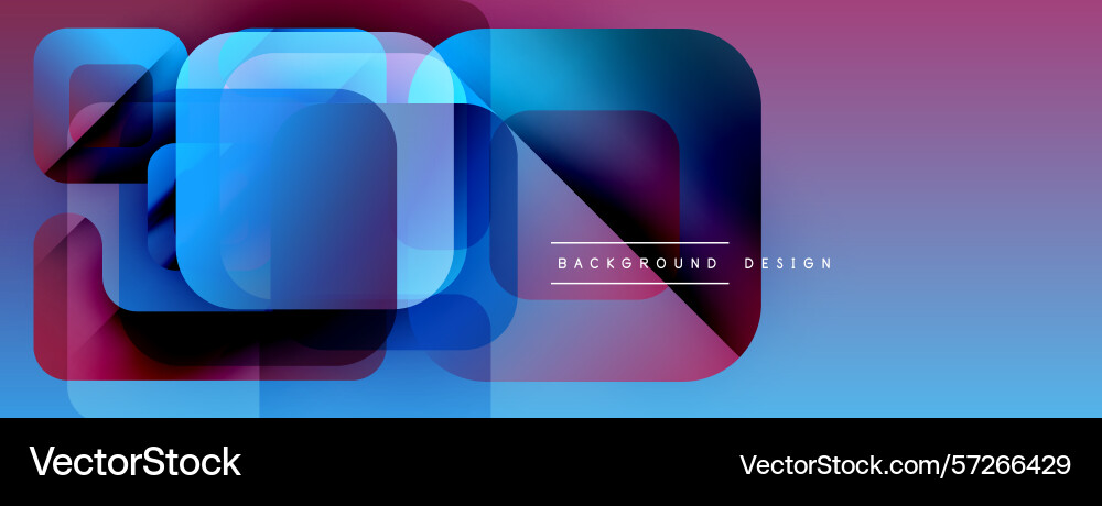 Abstract geometric shapes overlap creating Abstract geometric shapes overlap creating Vector Image