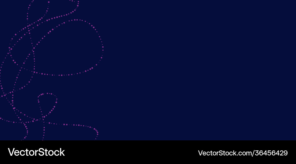 Dot and line consisting abstract graphics vector image