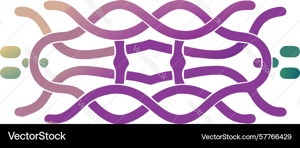 Fluid wavy abstract lines pattern gradient vector image