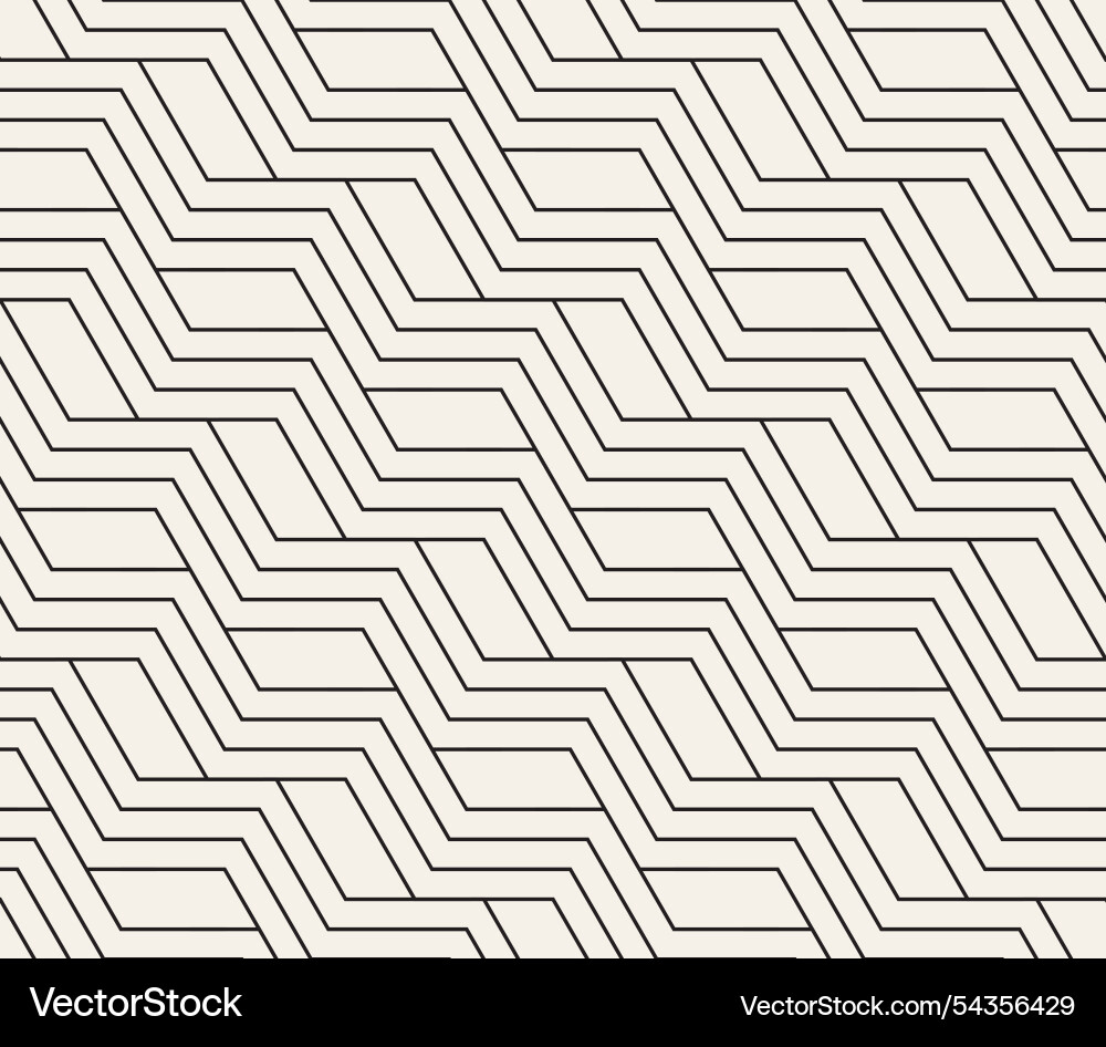 Seamless pattern repeating geometric elements vector image
