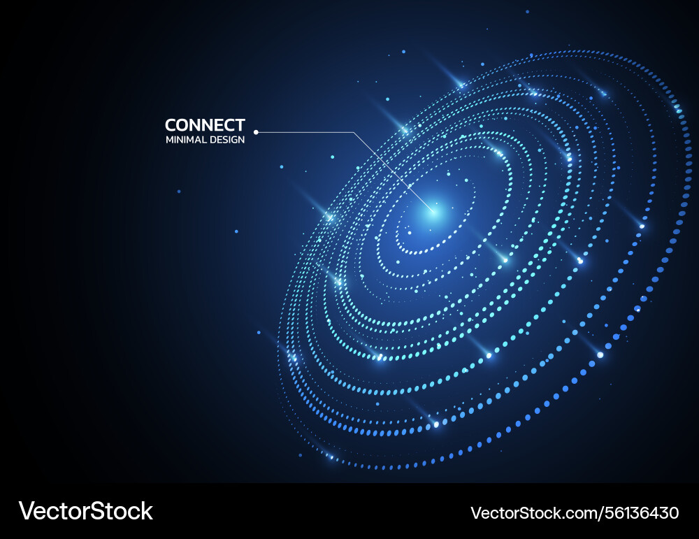 Abstract technology background with big data Abstract technology background with big data vector image