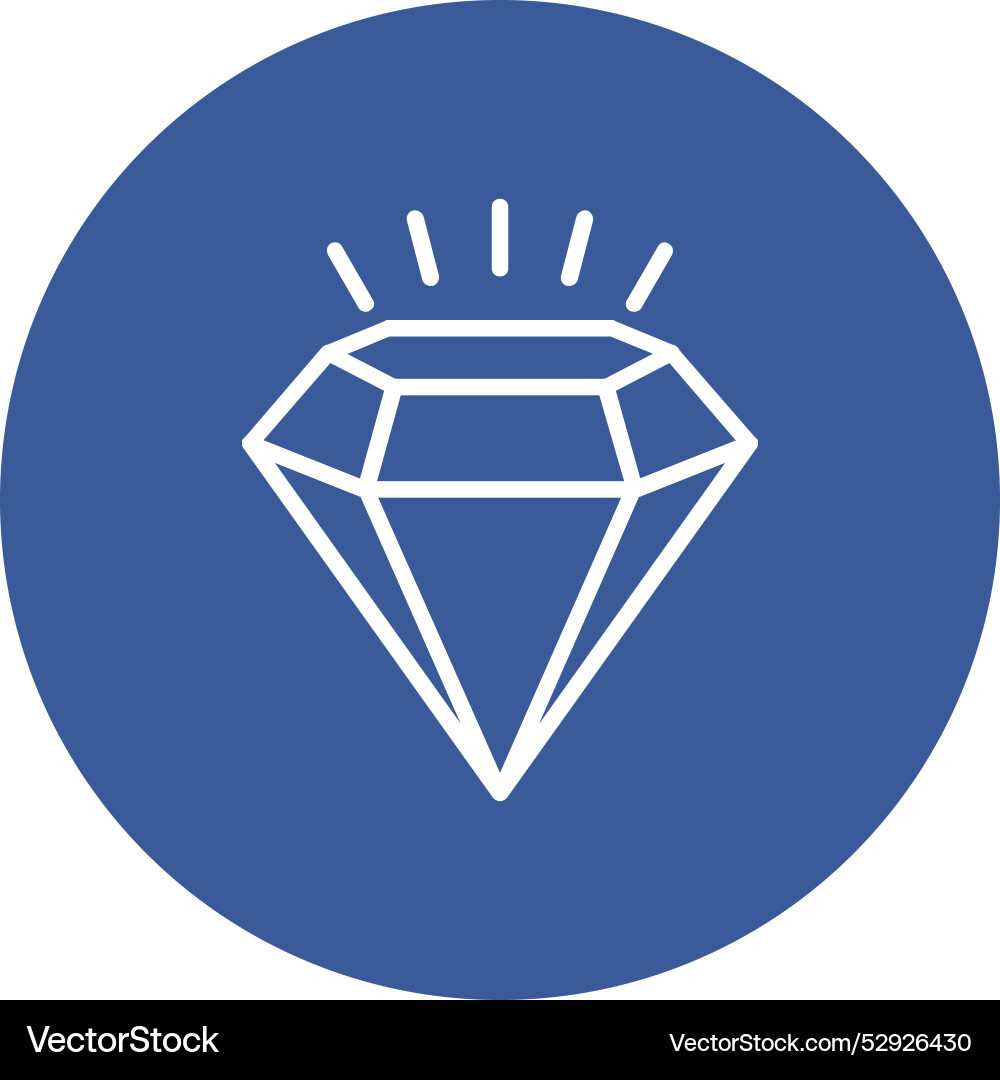 Daimond icon design Vector Image