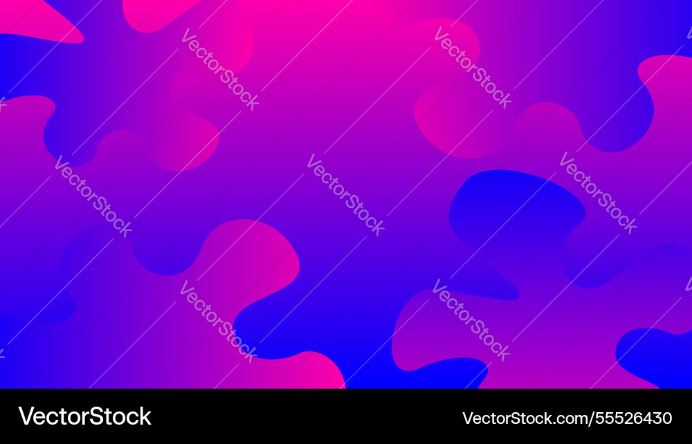 Purple blue gradient with blob free form shape Purple blue gradient with blob free form shape vector image