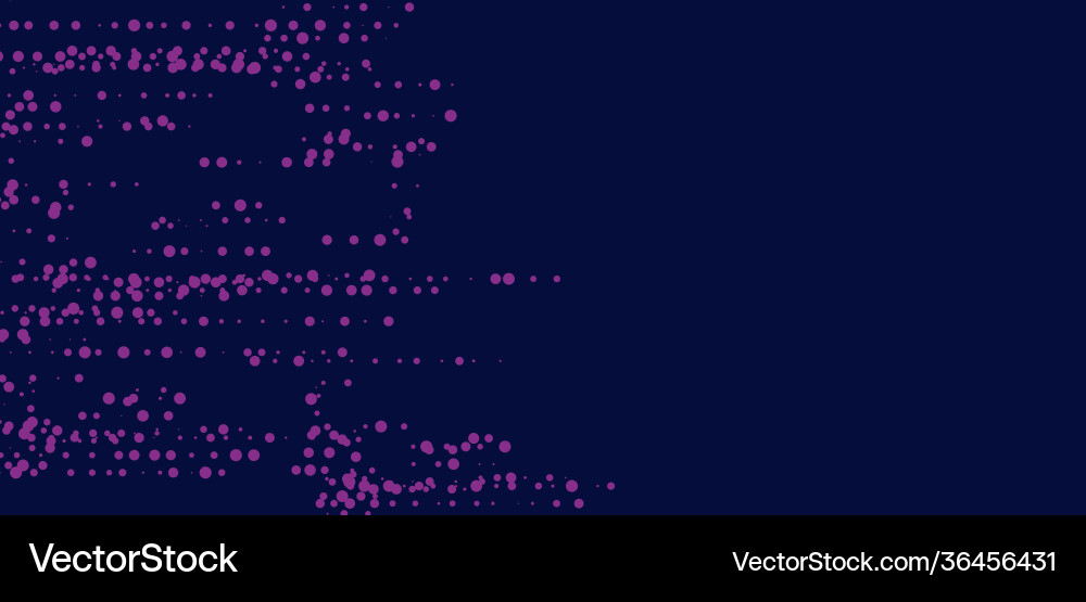 Dot and line consisting abstract graphics vector image