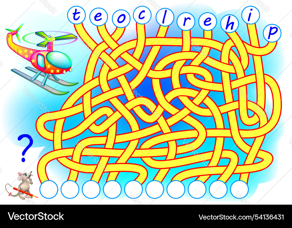 Logic puzzle game for study english need to find Logic puzzle game for study english need to find vector image