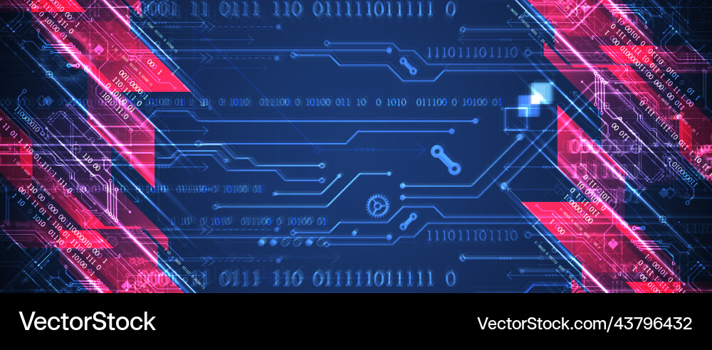 Abstract background on technological Abstract background on technological vector image