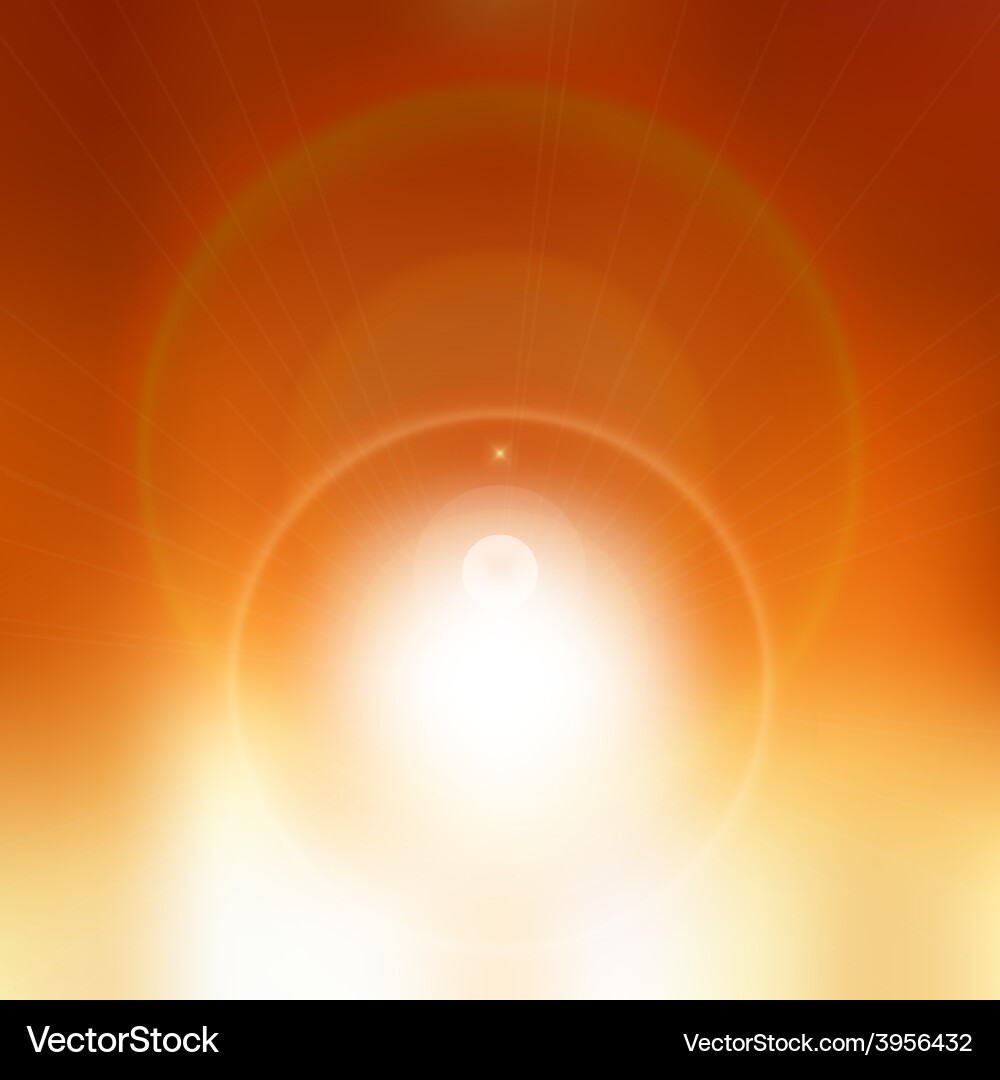 Lens flare Vector Image