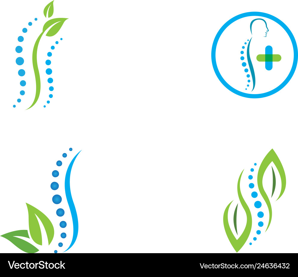 Spine logo icon Royalty Free Vector Image - VectorStock