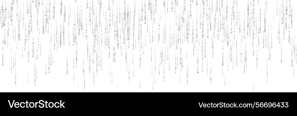 Binärcode Hintergrund fallende Ziffern mit weiß Binärcode Hintergrund fallende Ziffern mit weiß vektorbild