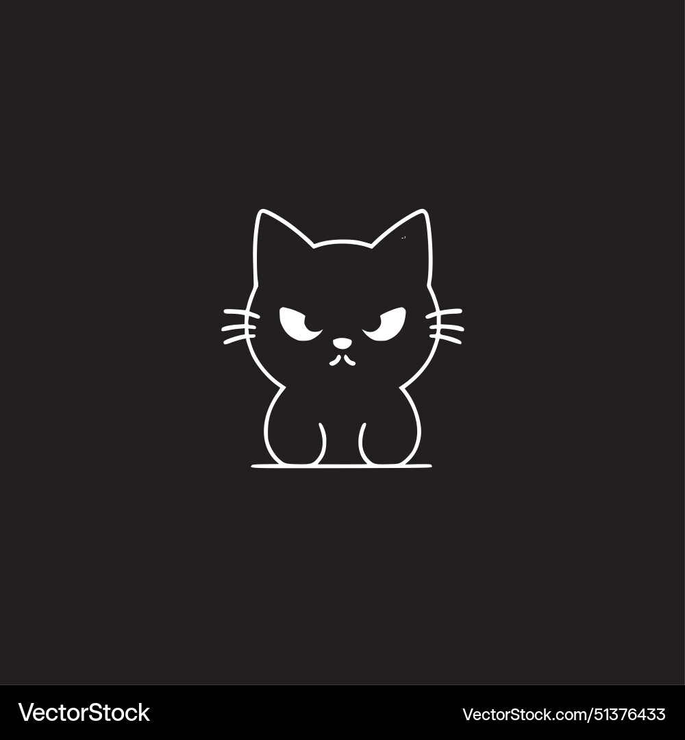Cat - hochwertiges Logo ideal für T-Shirt Cat - hochwertiges Logo ideal für T-Shirt vektorbild