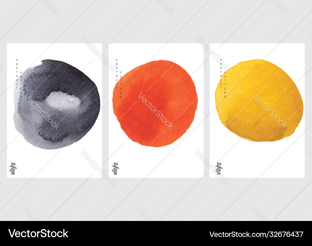 Abstract background with japanese wave pattern Abstract background with japanese wave pattern vector image