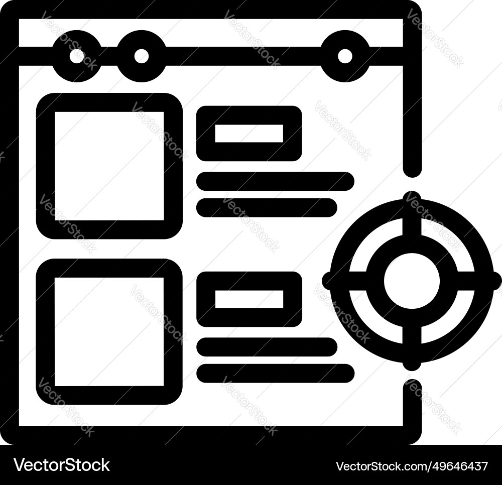 Beta version icon outline software code Beta version icon outline software code vector image
