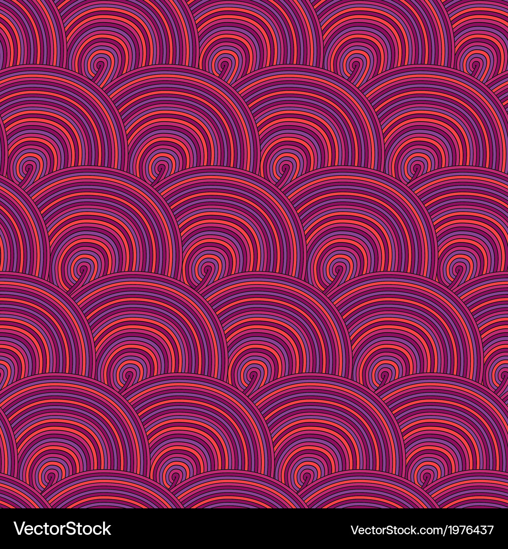 Seamless pattern with waves wave Vector Image