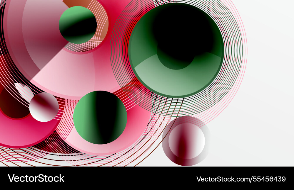 Abstract composition of overlapping circles Abstract composition of overlapping circles Vector Image