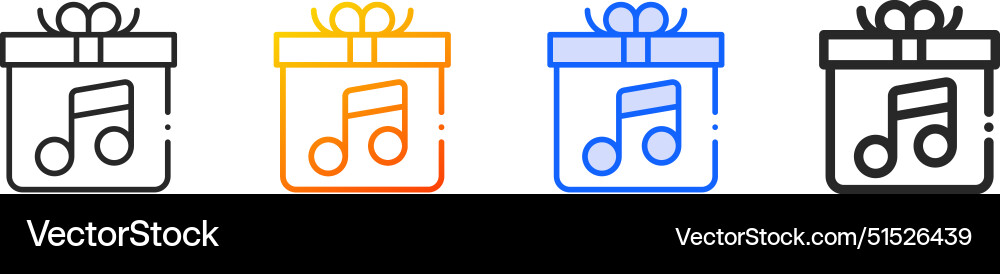 Commerce and shopping iconthin linear gradient Commerce and shopping iconthin linear gradient Vector Image