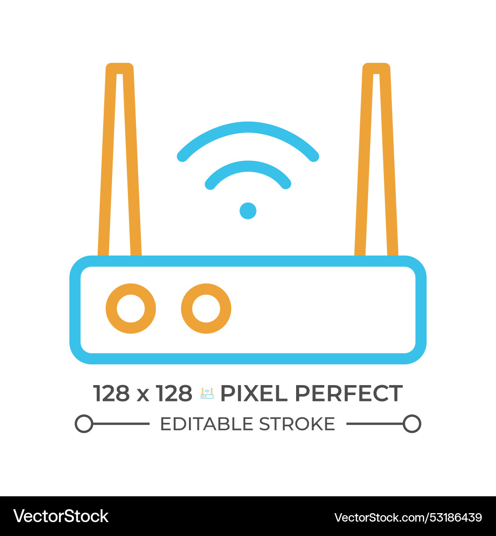 Internet two color line icon Internet two color line icon vector image