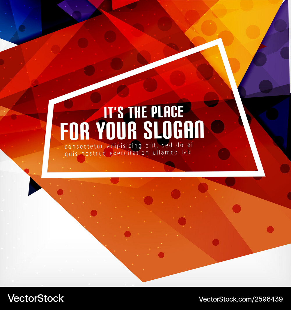 Modern 3d glossy overlapping triangles Vector Image
