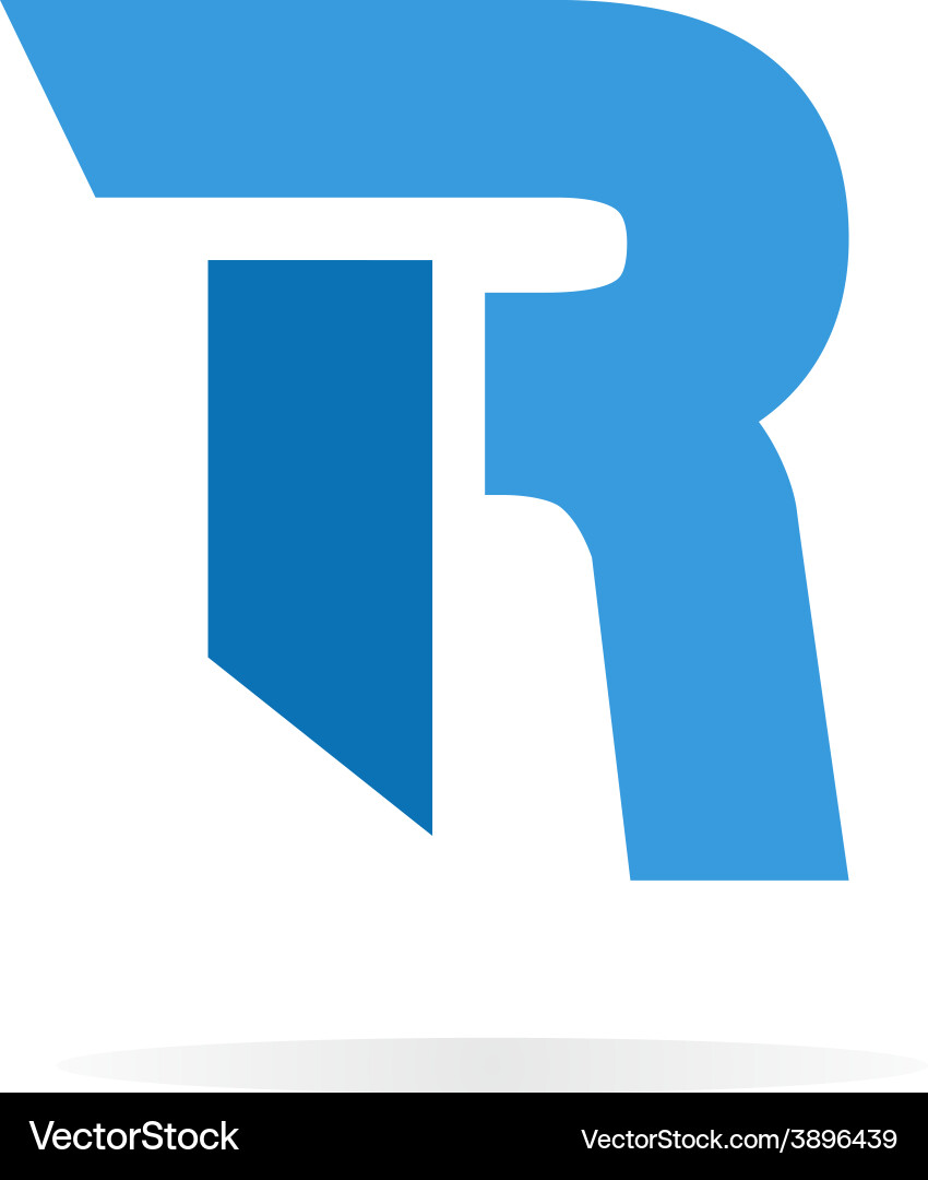 R Letter Logo Template Vector Image