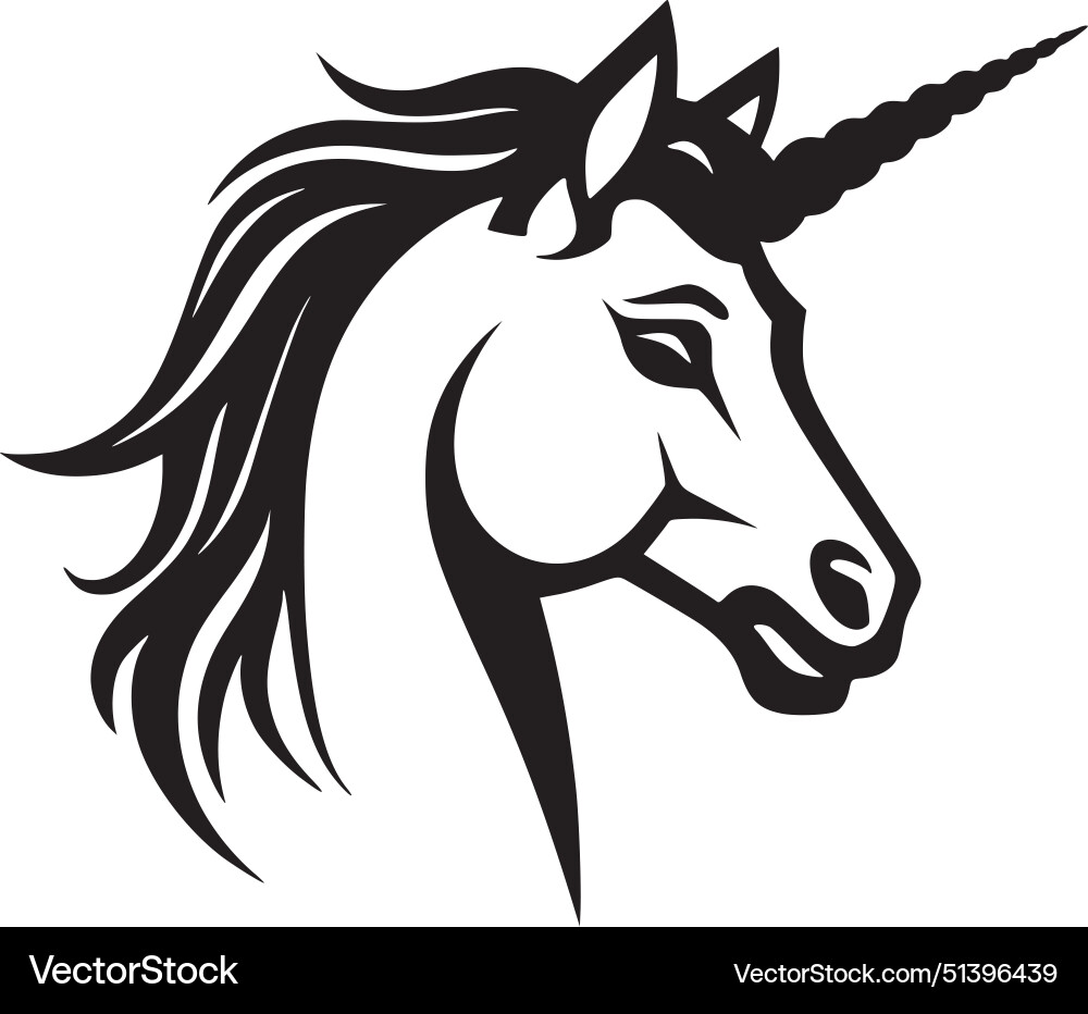 Unicorn - hochwertiges Logo ideal für T-Shirt Unicorn - hochwertiges Logo ideal für T-Shirt vektorbild