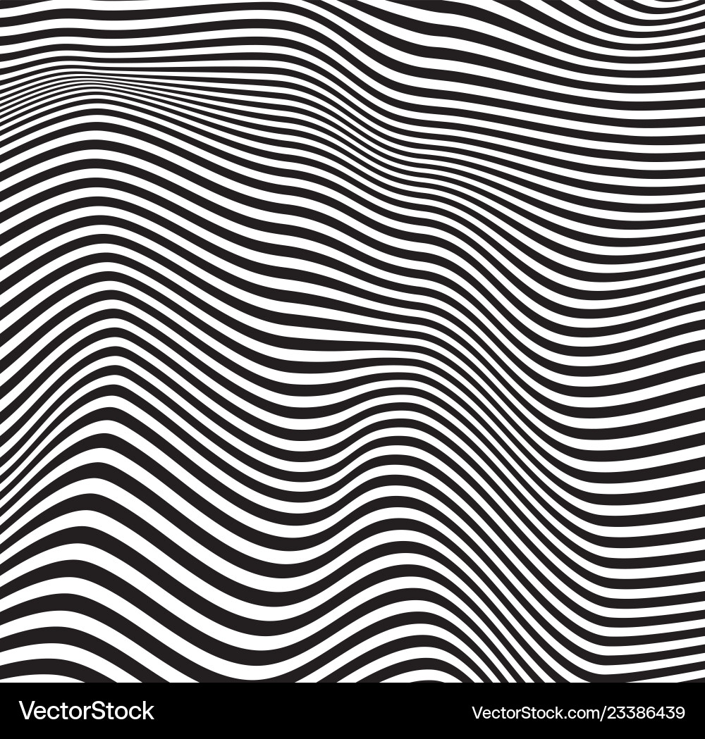 Wavy Stripe Abstract Background vector image