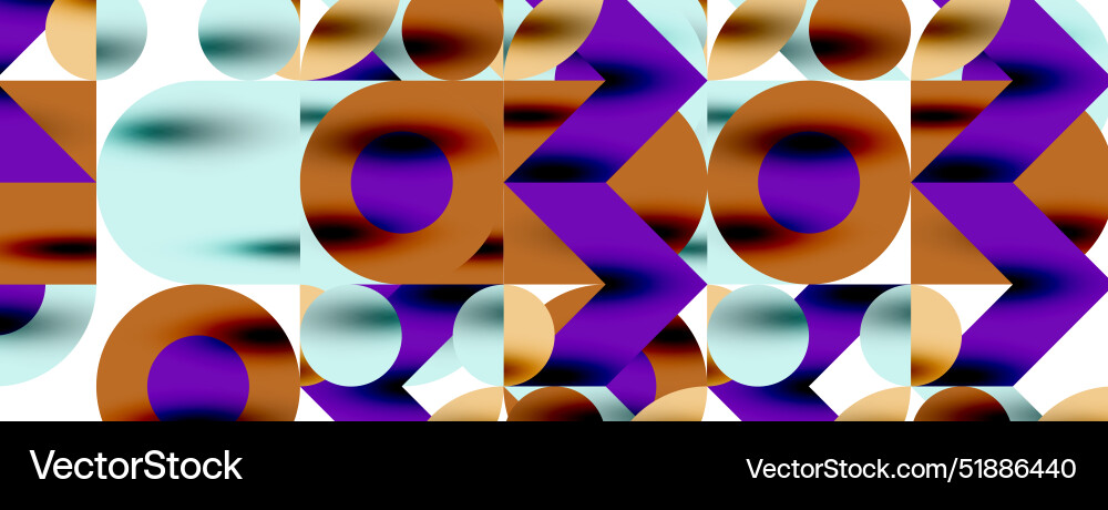 Circle pattern round elements with lines Vector Image