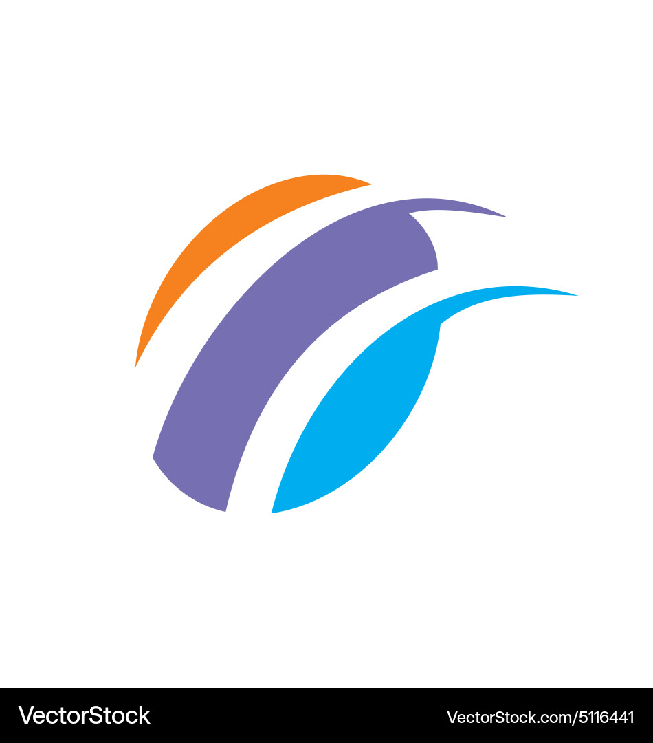 Abstract loop technology logo Vector Image