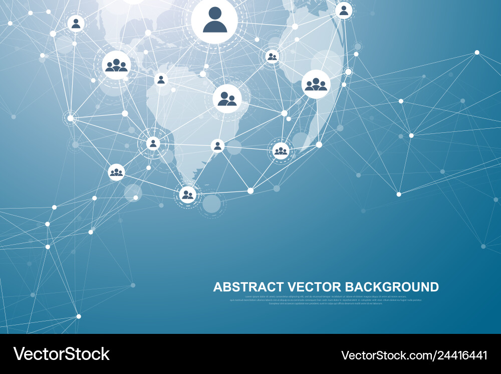 Futuristic abstract background blockchain Futuristic abstract background blockchain vector image
