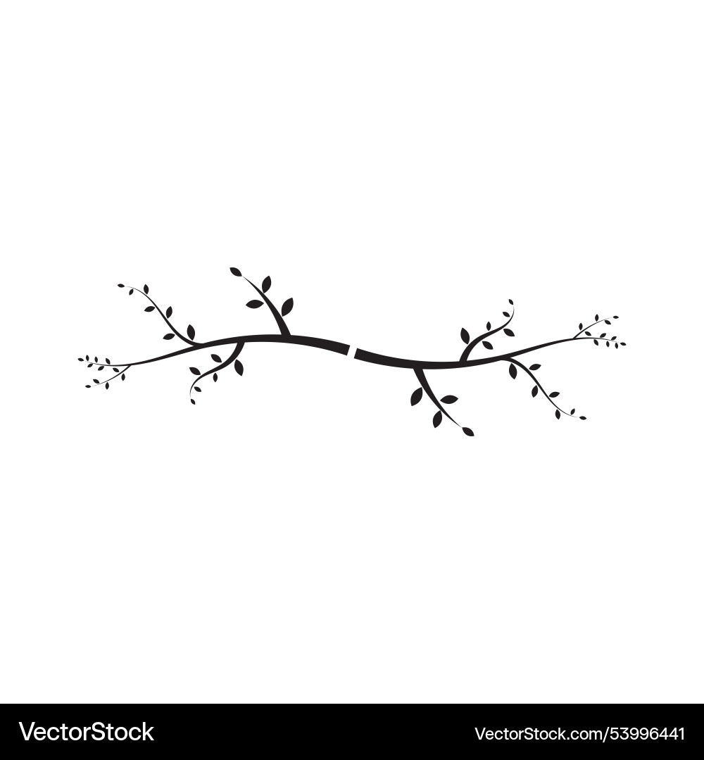 Tree branch design template Tree branch design template Vector Image