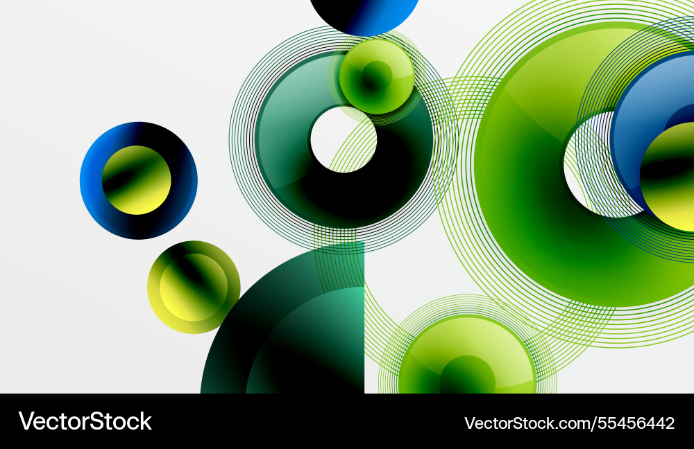 Abstract composition of overlapping circles Abstract composition of overlapping circles Vector Image